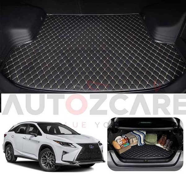 Lexus RX 450H 7D Custom Car Trunk Mat - Model 2008-2022