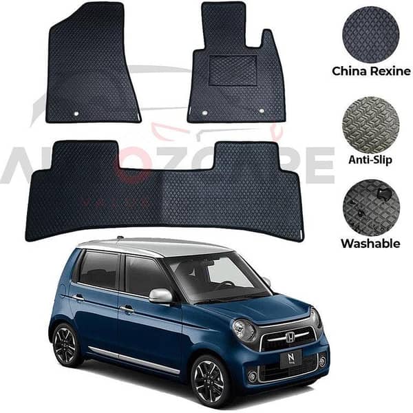 Honda N One China Rexine Floor Mat 3PCS - Model 2012-2019