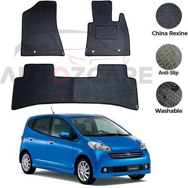 Daihatsu Sonica 2006-2009 Floor Mats Set - 3 Pieces Made from China Rexine
