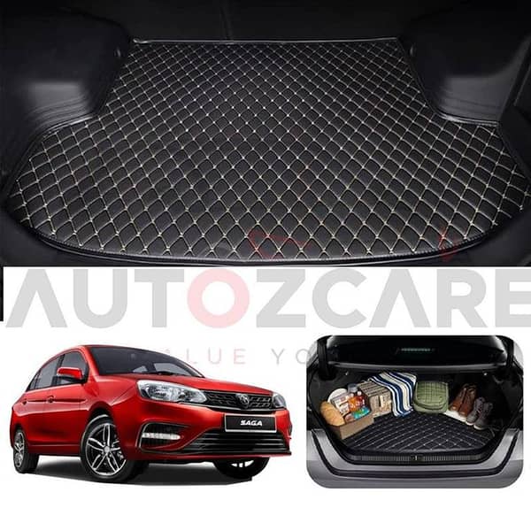 Proton Saga Custom 7D Trunk Mat for 2021-2025 Models