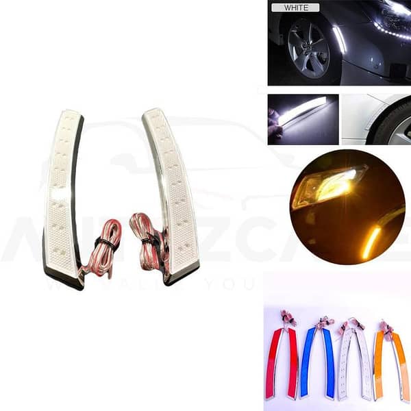 18 LED Side Marker Lights for Universal Car Wheel Eyebrow | Plastic Shell Turn Signal Lights