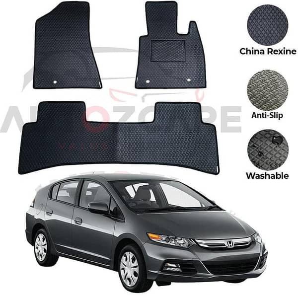 Honda Insight Floor Mats - 3-Piece Set for 2009-2014, Made from China Rexine