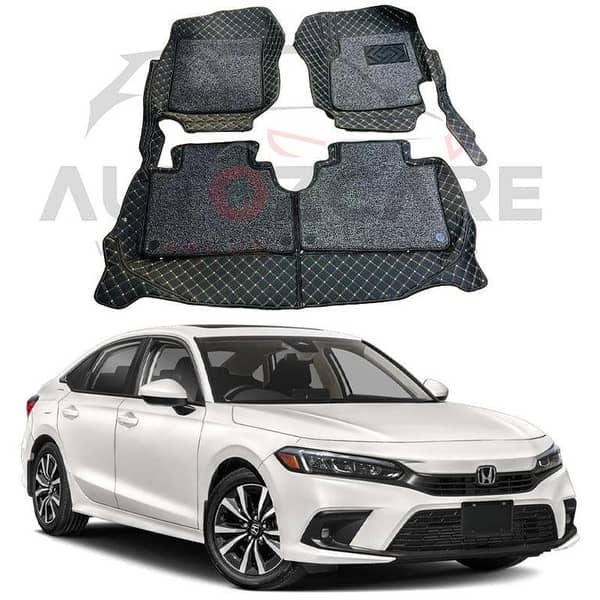 Honda Civic RS 9D Custom Floor Mat - Model 2022-2025
