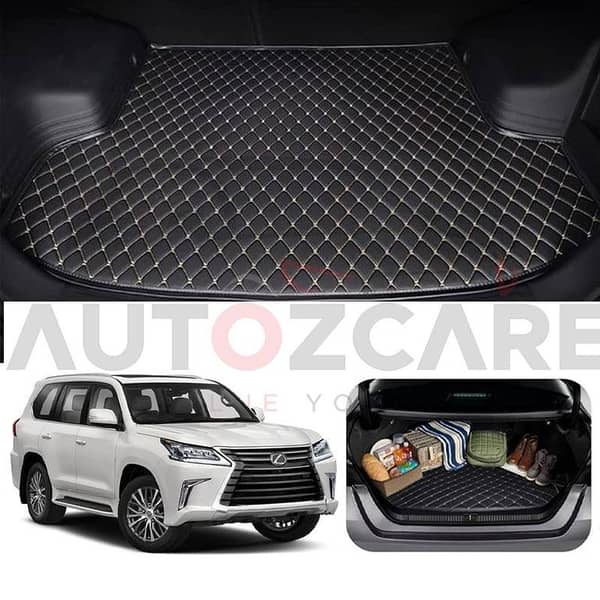 Lexus LX 570 7D Custom Car Trunk Mat - Model 2007-2021