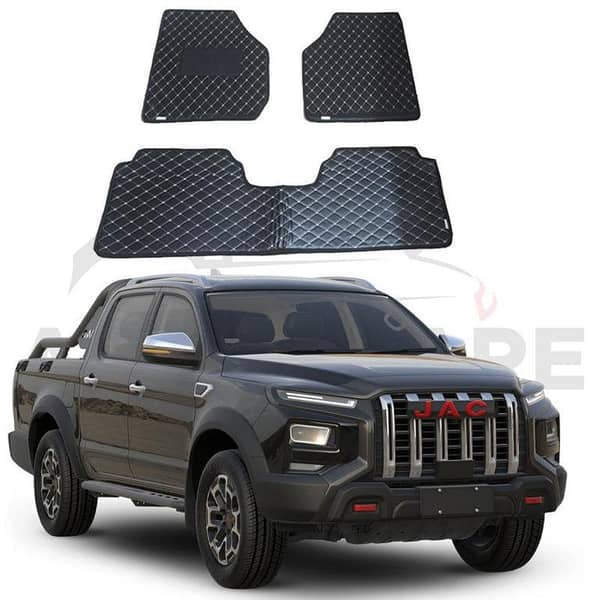 JAC T9 7D Floor Mat ( Flat Style ) 3PCS - Model 2025