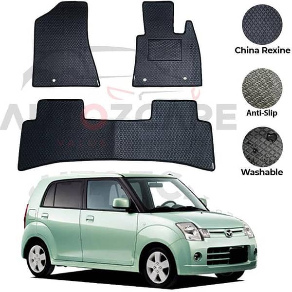 Mazda Carol 2004-2009 Rexine Floor Mats - Set of 3