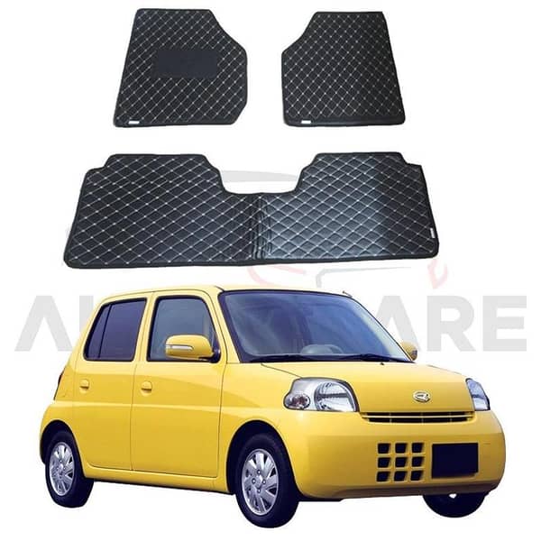 Daihatsu Esse 7D Flat Style Floor Mats for 2005-2011 Models