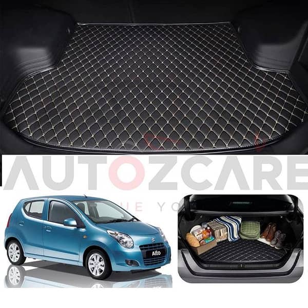 Suzuki Alto Japanese 7D Custom Car Trunk Mat - Model 2009-2014