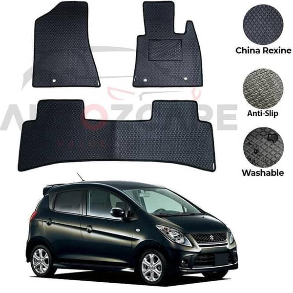 Suzuki Cervo Floor Mats Set (3 Pieces) for Models 2006-2009 in China Rexine