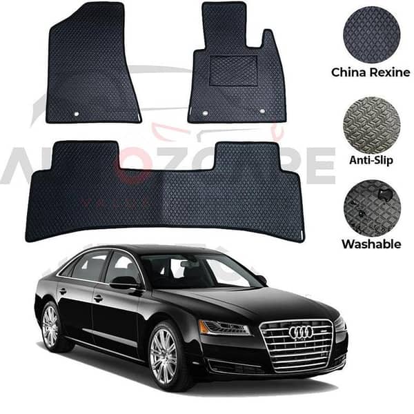 Audi A8 Floor Mats Set of 3 - China Rexine for 2009-2017 Models