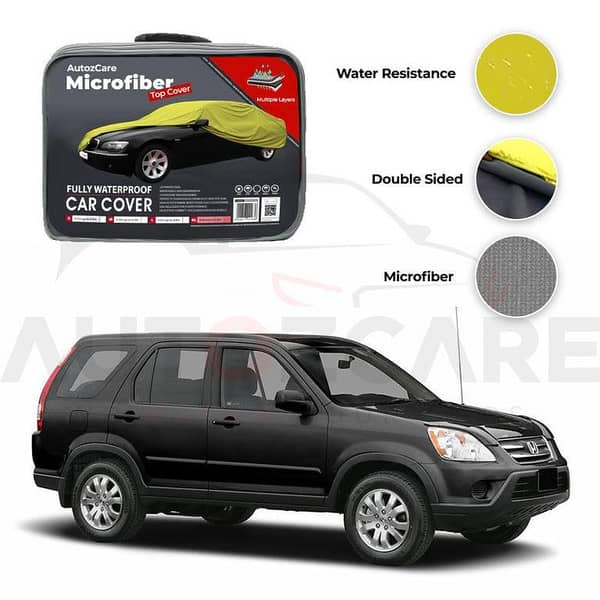 Honda CR-V Microfiber Car Cover for Models 2002-2006 - Waterproof and Weather-Resistant