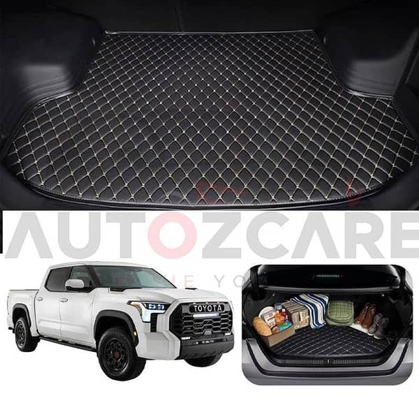 Toyota Tundra 7D Custom Car Trunk Mat - Model 2022-2025