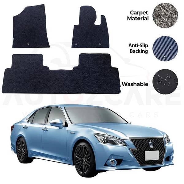 Toyota Crown Royal Saloon 2025 - Set of 3 Genuine Carpet Floor Mats