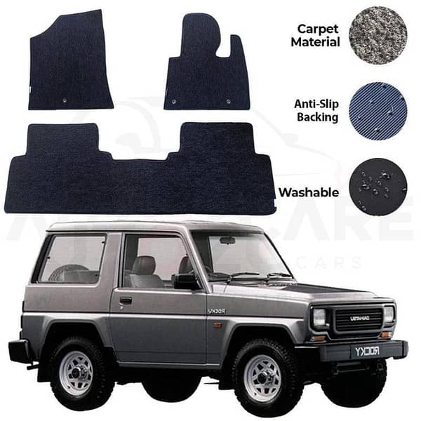Daihatsu Rocky Jeep Genuine Carpet Floor Mats Set (3PCS) for 2019-2025 Models