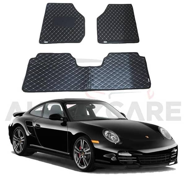 Porsche 911 7D Floor Mat ( Flat Style ) 3PCS - Model 2012-2018