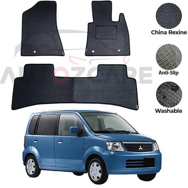Mitsubishi EK Wagon China Rexine Floor Mat 2PCS - Model 2000-2006