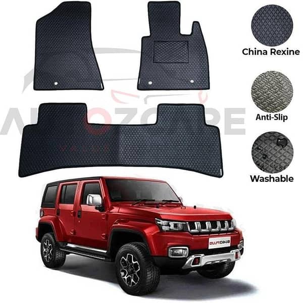 BAIC BJ40 China Rexine Floor Mat 4PCS - Model 2020-2025