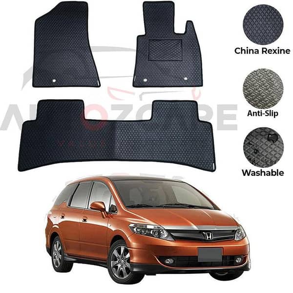 Honda Airwave Rexine Floor Mats (3 Pieces) for 2005-2008 Models