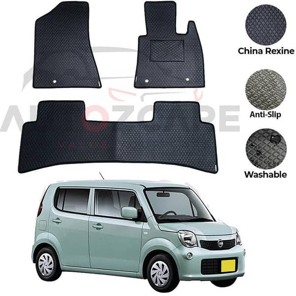Nissan Moco China Rexine Floor Mat 3PCS - Model 2011-2018