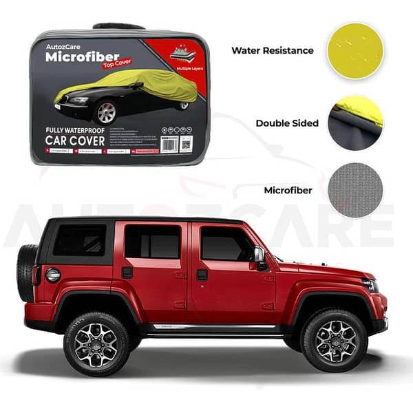 BAIC BJ40 Microfiber Car Cover for 2020-2025 Models - Waterproof and Weather-Resistant