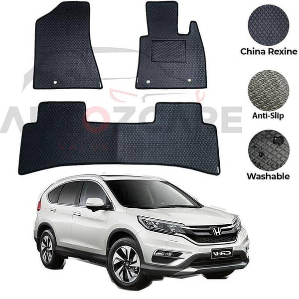 Honda CR-V China Rexine Floor Mat 3PCS - Model 2012-2018