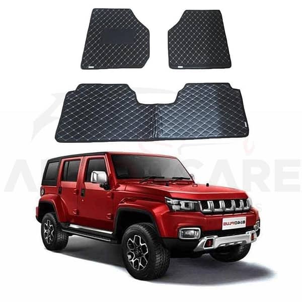 BAIC BJ40 7D Floor Mats (Flat Style) - Model 2020-2025