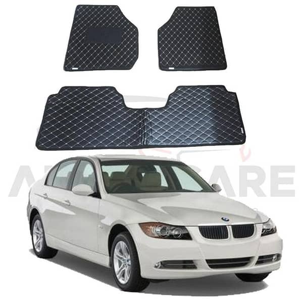 BMW 3 Series 7D Flat Floor Mats for Model Years 2005-2011