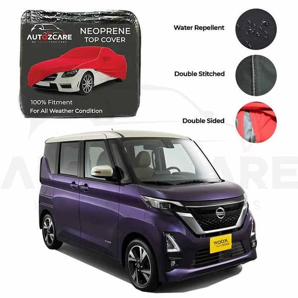 Nissan Roox Neoprene Car Top Cover for Models 2020 to 2023