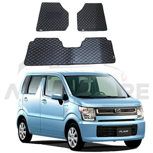 Mazda Flair 7D Floor Mat ( Flat Style ) 3PCS - Model 2013-2025