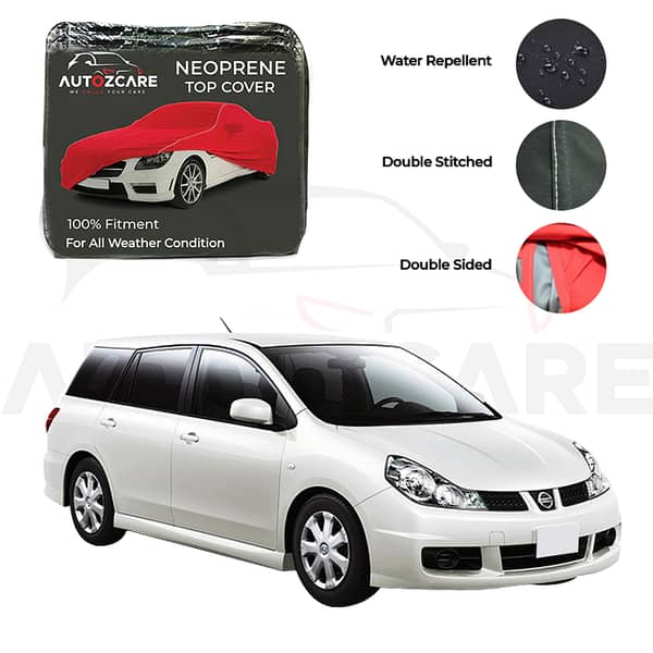 Nissan Wingroad Neoprene Car Top Cover for Models 2006-2018