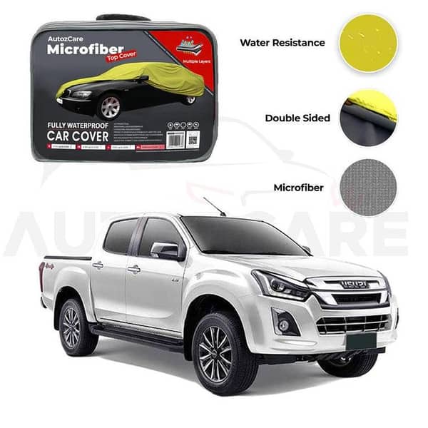 Isuzu D-Max Microfiber Car Cover for 2018-2022 Models - Waterproof and Weather-Resistant