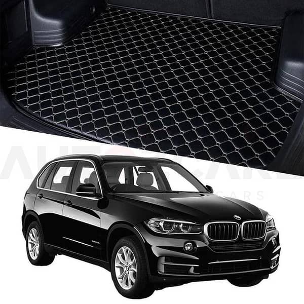 BMW X5 Series 7D Custom Car Trunk Mat - Model 2013-2018