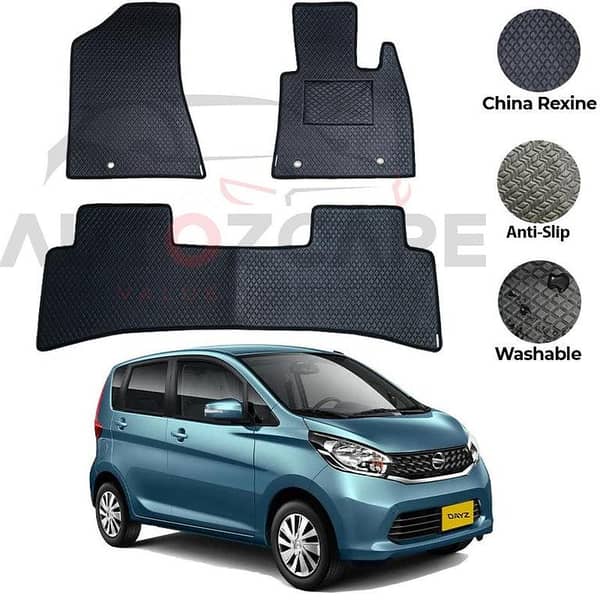 Nissan Dayz Rexine Floor Mats (2 Pieces) for 2013-2019 Models