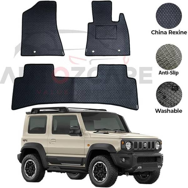 Suzuki Jimny 4-Piece Rexine Floor Mat Set for 2019-2025 Models