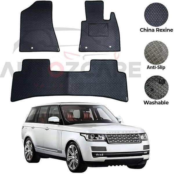 Range Rover Vogue China Rexine Floor Mat 3PCS - Model 2012-2018