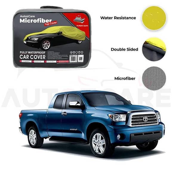 Toyota Tundra Microfiber Car Cover for 2007-2013 Models - Waterproof and Custom Fit