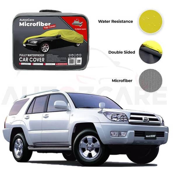 Toyota Hilux Surf Microfiber Car Top Cover - Model 2002-2009