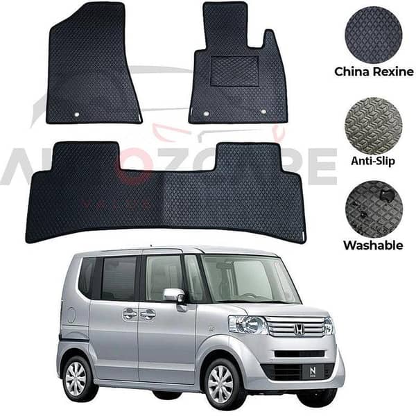 Honda N Box China Rexine Floor Mat 3PCS - Model 2011-2017