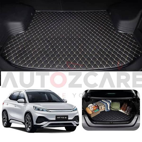 BYD ATTO 3 7D Custom Car Trunk Mat - Model 2024-2025