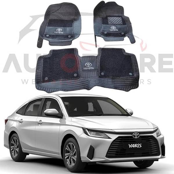 Toyota Yaris 10D Floor Mats for 2020-2025 Models