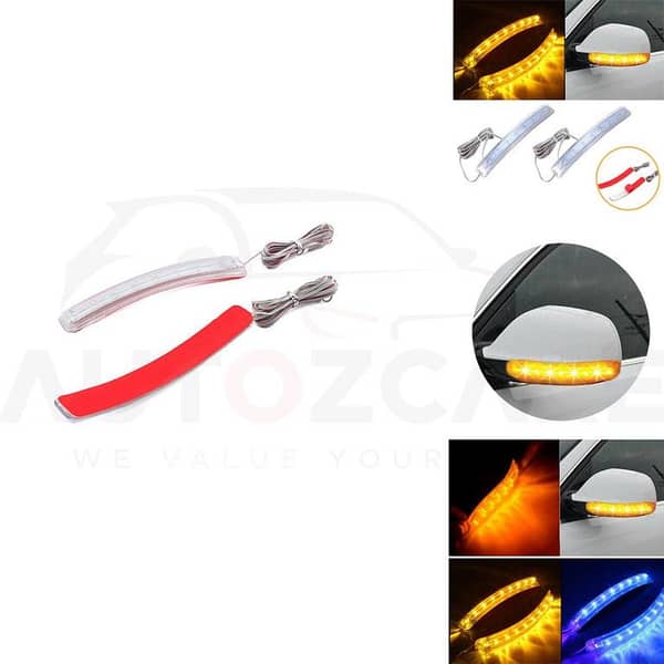 Car Side Mirror Amber Indicator | Soft Turn Signal Light