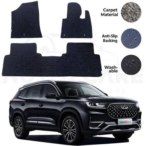 Chery Tiggo 8 Pro 5-Piece Carpet Floor Mats for 2022-2025 Models