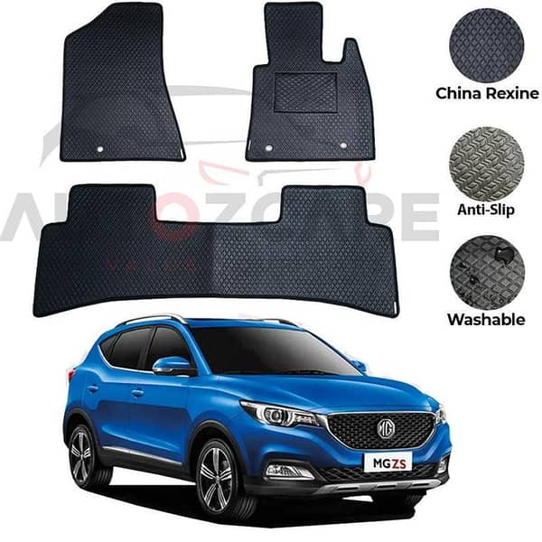 MG ZS 2020-2022 Rexine Floor Mat Set of 3 from China