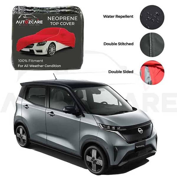 Nissan Sakura Neoprene Car Top Cover for 2022 to 2025 Models