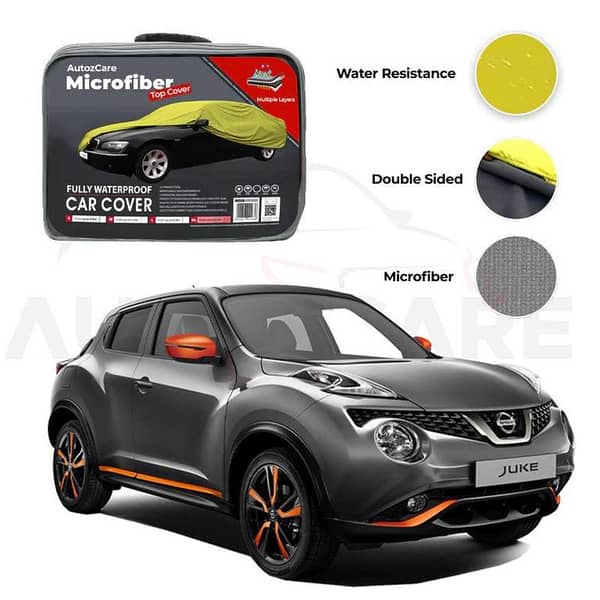 Nissan Juke Microfiber Car Cover for 2010-2025 Models - Waterproof and Weather Resistant