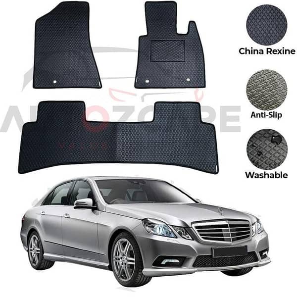 Mercedes E250 China Rexine Floor Mat 5PCS - Model 2009-2025