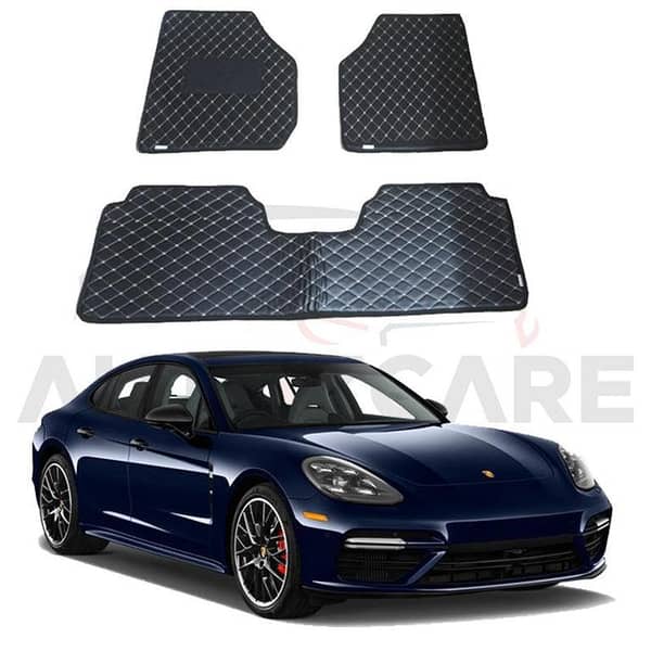 Porsche Panamera 7D Floor Mat ( Flat Style ) 3PCS - Model 2010-2018