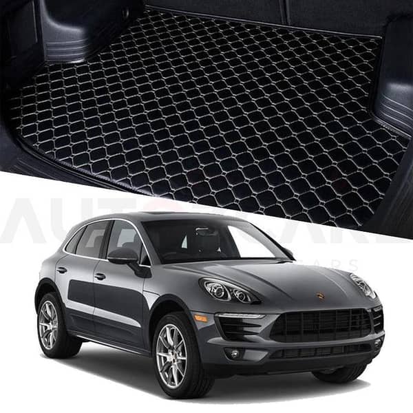 Porsche Macan 7D Custom Car Trunk Mat - Model 2014-2018