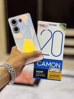 Tecno camon 20.8+8 Ram  256GB  With Box and Charger 10/10 Condition