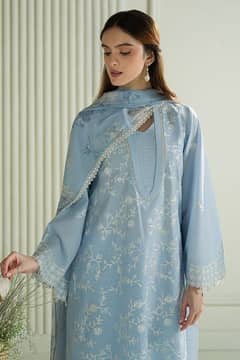 brand new branded lawn of rang rasiya,  cross stich and jazmin